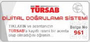 TÜRSAB Dijital Doğrulama Sistemi
